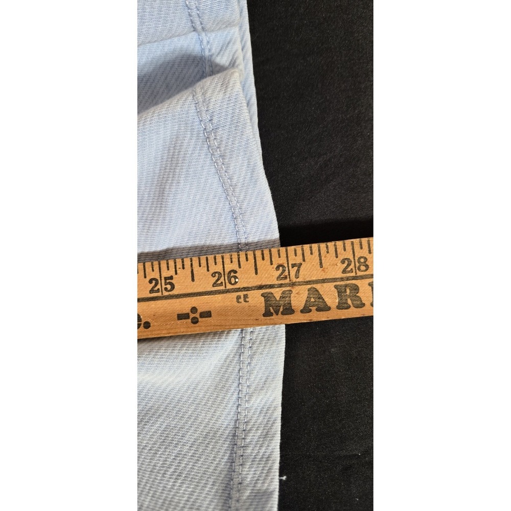 Pilcro Blue Top With Puffy Sleeves Anthropologie Brand Size Medium Spring Beach - Picture 5 of 9